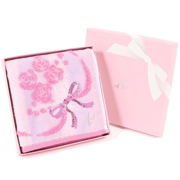 タオルハンカチ(ピンク)