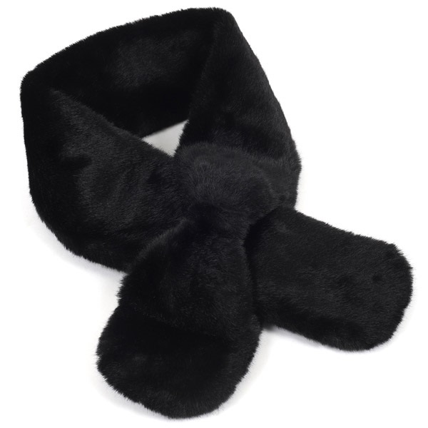 フェイクファーティペット(ブラック)