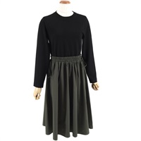 ニットドッキングワンピース(ブラック-M(38))