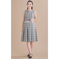 グレンチェックジャンパースカート
