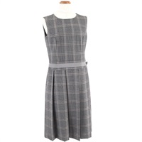 グレンチェックジャンパースカート(グレー-S(36))