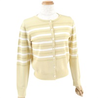 ボーダーニットカーディガン