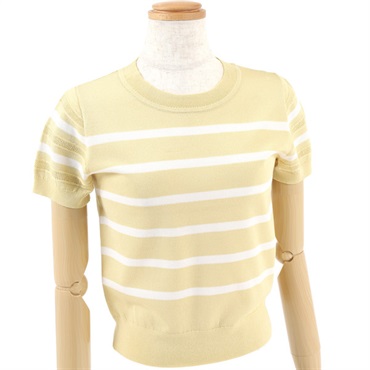 ボーダー半袖プルオーバー