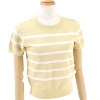 ボーダー半袖プルオーバー