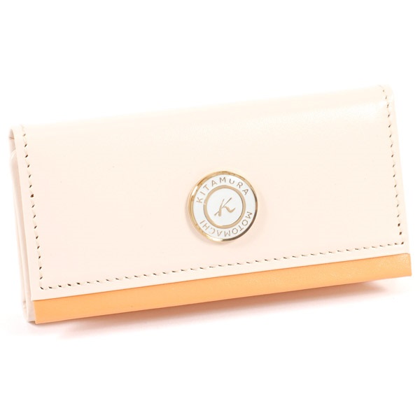 キーケース(サーモン／オレンジ)