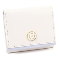 二折財布(ライトグレー／ラベンダー)