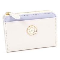 小銭入れ(ライトグレー／ラベンダー)