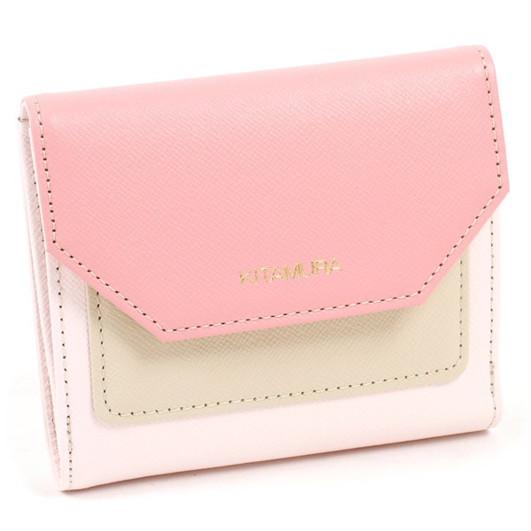 二折財布(ピンク／コーラル)