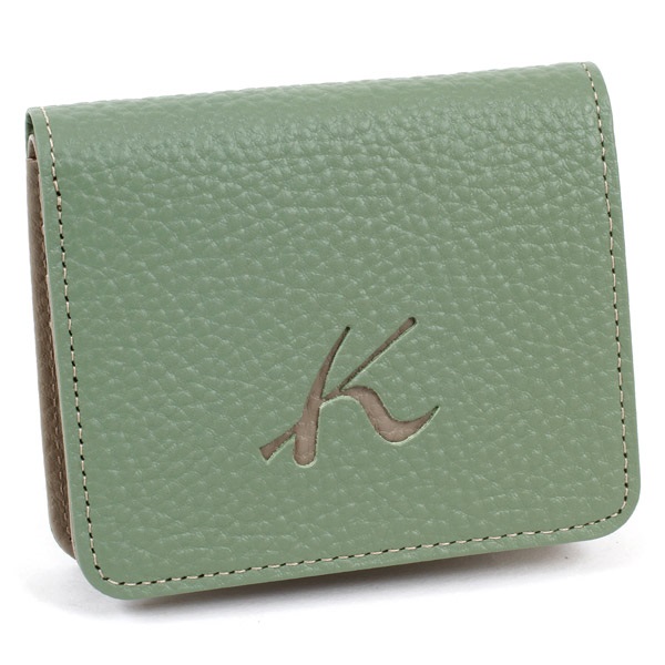 二折財布(カーキ／サンドベージュ)