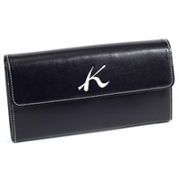 長財布(ダークブルー／ホワイト)