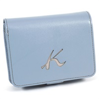 二折財布(ブルーグレー／ライトグレー)