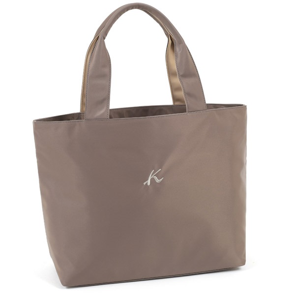 トートバッグ(チャコールグレー／サンドベージュ)