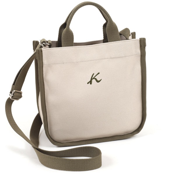 【WEB限定】２ｗａｙショルダーバッグ(サンドベージュ／オリーブ)