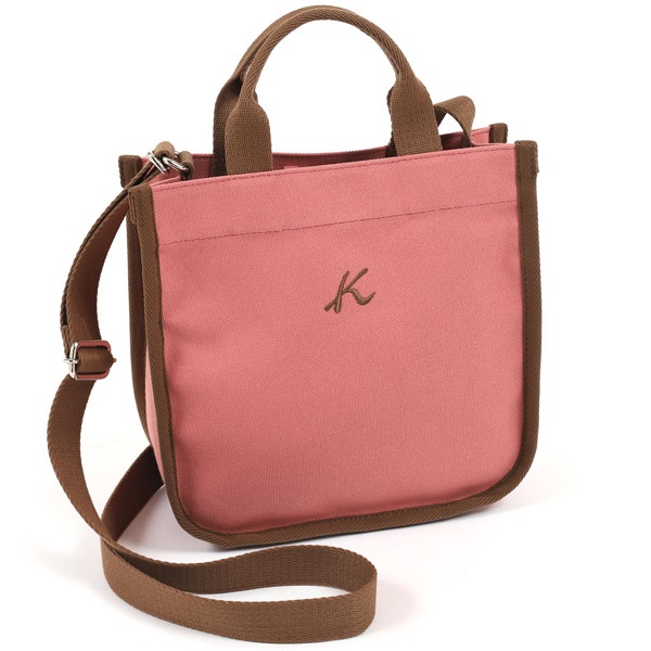 【WEB限定】２ｗａｙショルダーバッグ(ピンク／ブラウン)