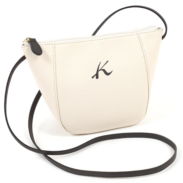 ショルダーバッグ(アイボリー／チョコ)