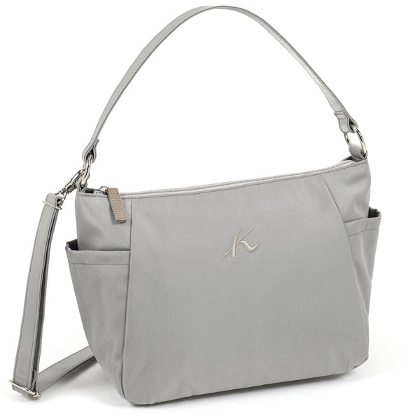 【WEB限定】２ｗａｙセミショルダーバッグ(ライトグレー)