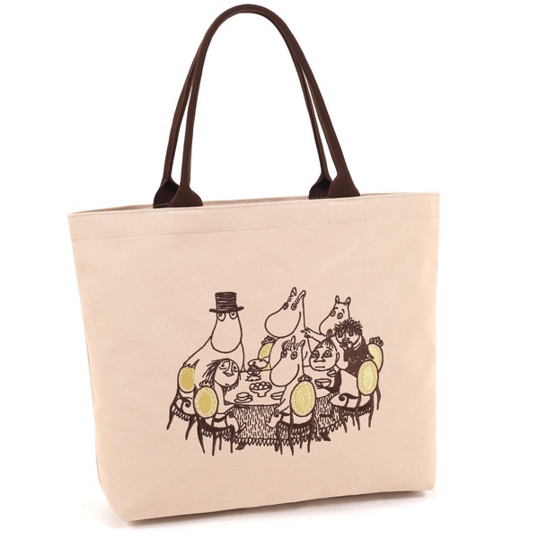 【MOOMIN×Kitamura】トートバッグ(カフェオレ／チョコ【入荷予定日：1月17日】)