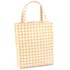 ショッピングバッグ(ベージュ（チェック）)