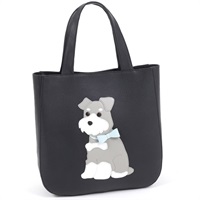 セミショルダーバッグ（ミニチュア・シュナウザー）(ダークブルー／グレー【入荷予定日：2月15日】)