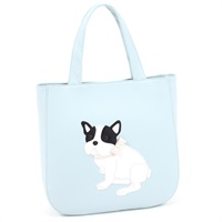 セミショルダーバッグ（フレンチブル）(アイスブルー／ブラック)