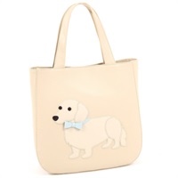 セミショルダーバッグ（ダックスフンド）(ライトベージュ／ベージュ【入荷予定日：2月15日】)