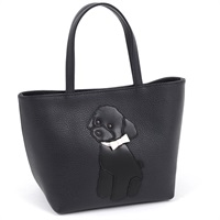 ハンドバッグ（トイプードル）(ダークブルー／ブラック【入荷予定日：2月1日】)