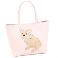 ハンドバッグ（フレンチブル）(ピンク／ベージュ)