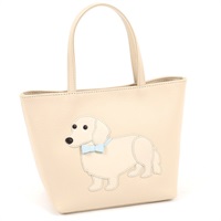 ハンドバッグ（ダックスフンド）(ライトベージュ／ベージュ)