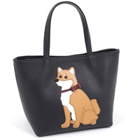 ハンドバッグ（柴犬）(ダークブルー／キャメル【入荷予定日：2月1日】)