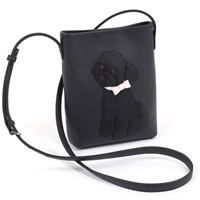 ショルダーバッグ（トイプードル）(ダークブルー／ブラック)