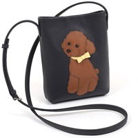 ショルダーバッグ（トイプードル）(ダークブルー／ブラウン【入荷予定日：2月1日】)