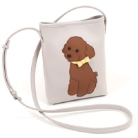 ショルダーバッグ（トイプードル）(ライトグレー／ブラウン【入荷予定日：2月1日】)
