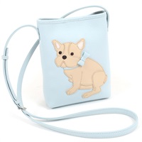 ショルダーバッグ（フレンチブル）(アイスブルー／ベージュ)