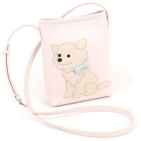 ショルダーバッグ（チワワ）(ピンク／ベージュ)