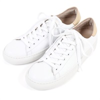 スニーカー(ホワイト（ベージュ）-25cm)