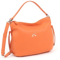 ２ｗａｙハンドバッグ(オレンジ／ホワイトステッチ)