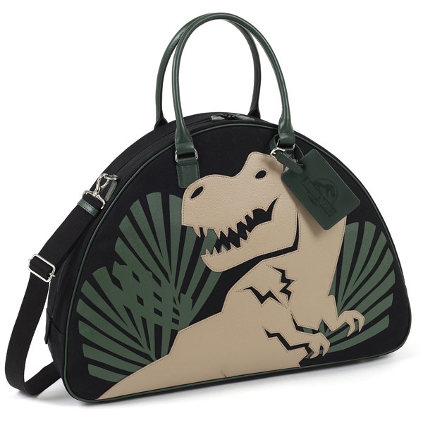 【ジュラシック・ワールド｜Kitamura】２ｗａｙボストンバッグ(ブラック／ダークグリーン)