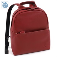 リュック(ワイン／ベージュステッチ)