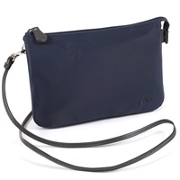 ショルダーバッグ(ダークブルー／チャコールグレー)