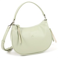 ２ｗａｙハンドバッグ(ライトグリーン／アイボリー)