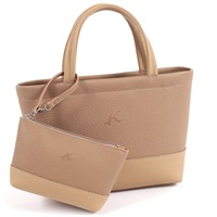 ハンドバッグ(ココア／サンドベージュ)