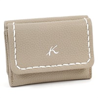 三折財布(サンドベージュ【入荷予定日：4月30日】)