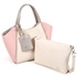 ハンドバッグ(ライトベージュ／ピンク)