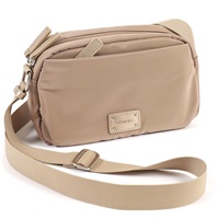 ショルダーバッグ(サンドベージュ／ゴールド)