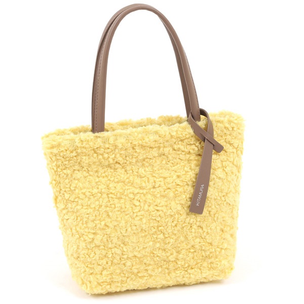 ハンドバッグ(イエロー／ココア)