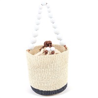 ハンドバッグ(ベージュ／コンビ)