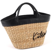 ハンドバッグ(ベージュ／ブラック【入荷予定日：4月30日】)